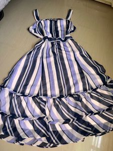 Chic Striped Midi Dress