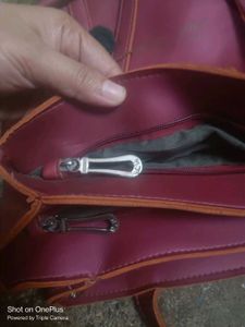 hand bag with mystry snacks