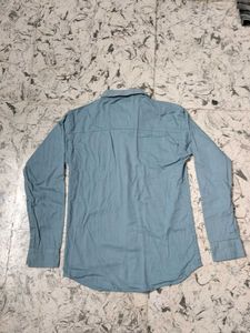boys' Casual Blue Long Sleeve Shirt