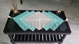 Handmade Diamond Table Runner