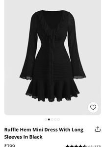 Chic Littlebox Ruffled Mini Dress