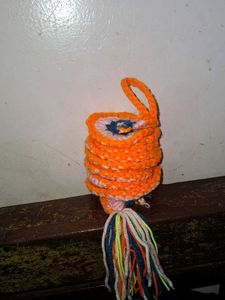 Handmade Crochet Spiral Decor
