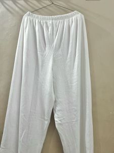 Elegant White Palazzo Pants