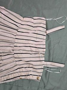 M&amp;S Striped Maxi Dress