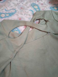 Cropped Long Sleeve Top