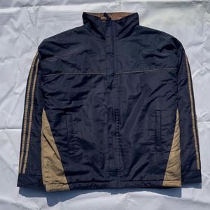 Men's Navy &amp; Tan Athletic Jacket