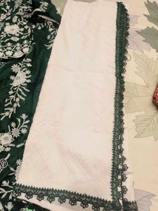 Green Chikankari Girl Ethnic Wear