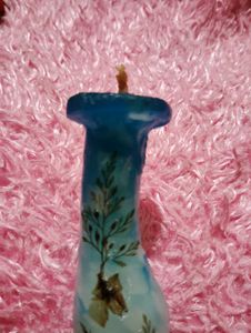 Floral Design Candle