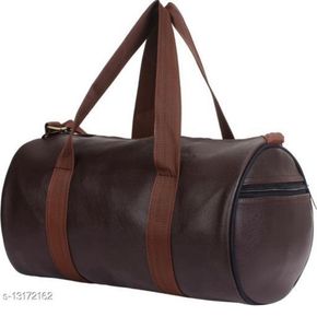 Stylish Brown Duffel Bag