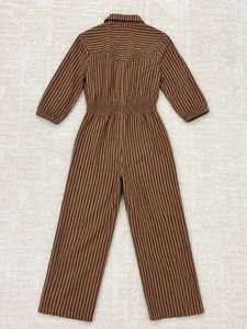 🤎 Brown Striped Utility Jumpsuit 🤎