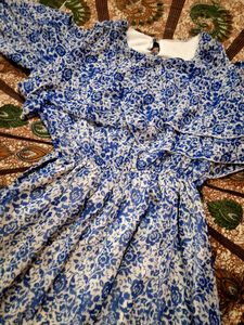 Blue Floral Maxi Dress