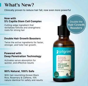Pilgrim Hair growth Serum