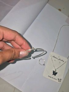 Butterfly Necklace &amp; Ring Set