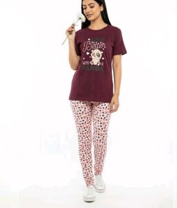 Cute Bunny Graphic Pajama Set