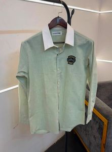 Lacoste Men's Striped Button-Down Shirt