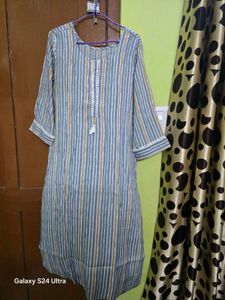 Striped Cotton Kurta