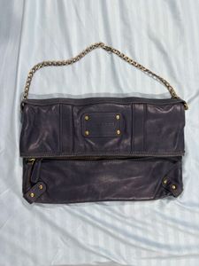 Rabeanco butter soft calf Leather Fold-over Clutch