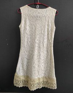 Elegant White Lace Dress
