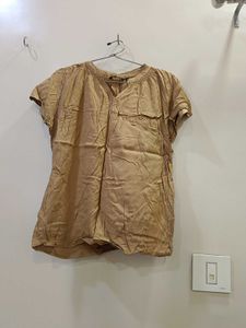 Zudio Tan Casual Top