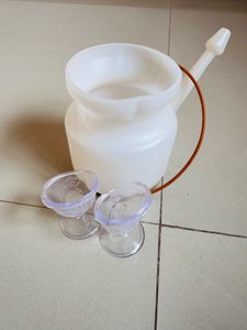Yoga- jal Neti And Rubber Niti Pot With Eye Cups