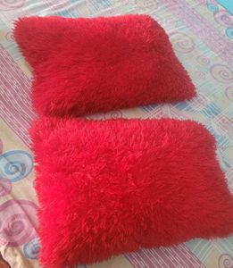 Pink Fluffy Travel Pillow