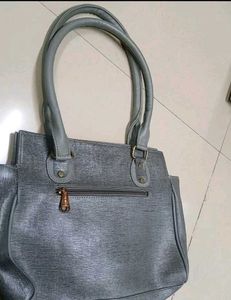 Stylish Grey Handbag
