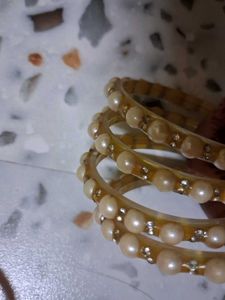 Set of 4 Beaded Bangles