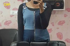 Patchwork Denim Zip Dress