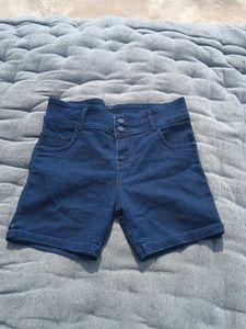 Dark Wash Denim Shorts