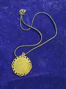 Vintage Floral Pendant Necklace