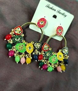Colorful Jewelled Earrings 🌈
