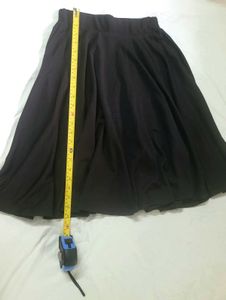 Black Flared Skirt