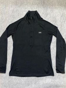 Under Armour Black 1/4 Zip Long Sleeve Top