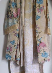 Elegant Yellow Floral Kurta Set