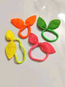 Cute Bunny Ear Hair Ties 🐰✨ | Set Available