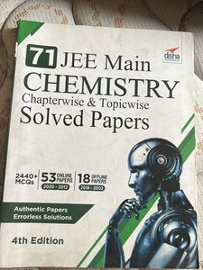 DISHA JEE Main Chemistry TOPICWISE Solved Papers