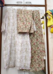 Svrnaa white Kurta with Srishti pant nd dupatta