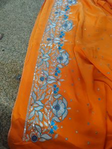 Orange Embroidered Suit sale