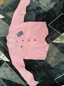 Pink Denim Jacket
