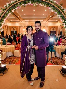 Elegant Purple Kurta Set with Dupatta