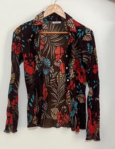 Net Floral Top/tunic