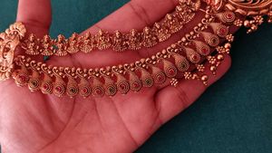 Antique Gold Bridal Jewelry Set