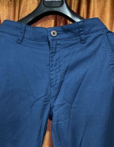 New Urban Ranger by Pantaloons Navy Blue Trousers