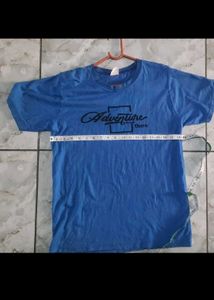 Blue 'Adventure is Out There' T-Shirt
