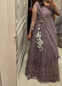 Sparkling Lavender Lehenga Choli
