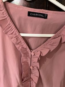 mauve pink top