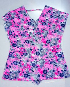 Floral Print V-Neck Top