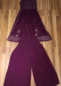 Elegant Purple Kurta Set with Dupatta