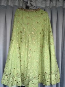 Lucknowi Design Moti Work Legenga Choli Set