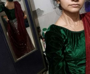 Lehenga With Can Ca
